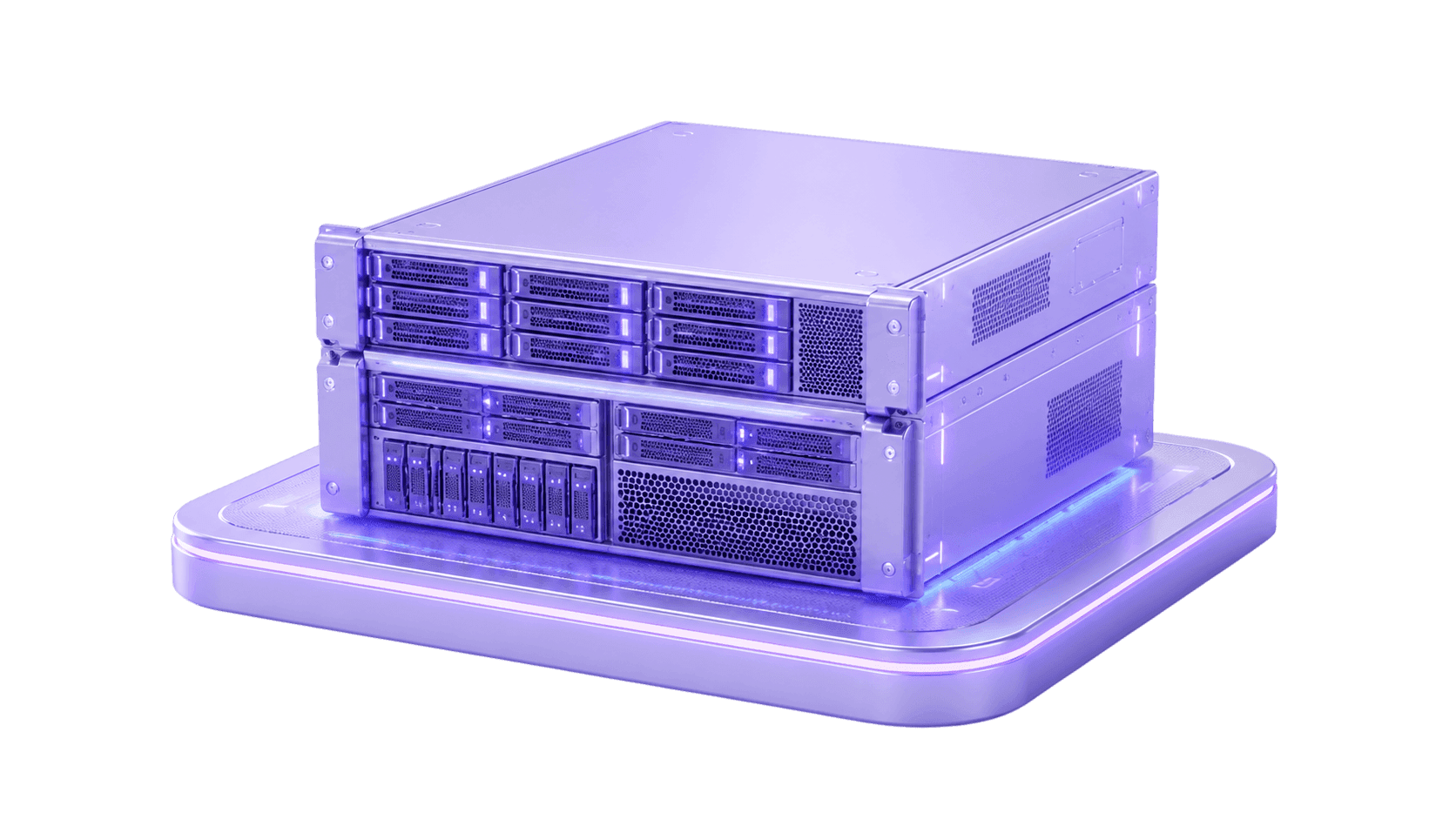 Dedicated server hardware illustration
